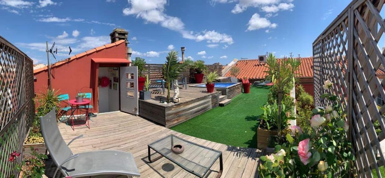 بيربينيو Le Patio Pere Pigne Guestroom المظهر الخارجي الصورة