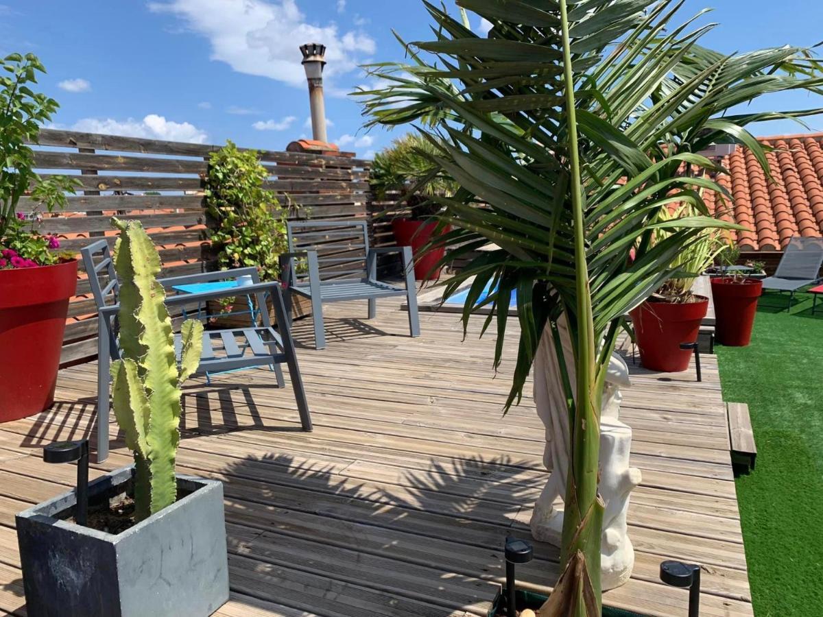 بيربينيو Le Patio Pere Pigne Guestroom المظهر الخارجي الصورة