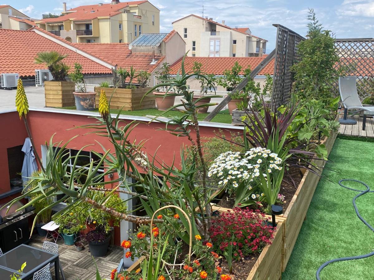 بيربينيو Le Patio Pere Pigne Guestroom المظهر الخارجي الصورة